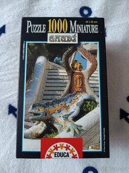Miniatúrne puzzle A. Gaudí 1000 dielikov - 1