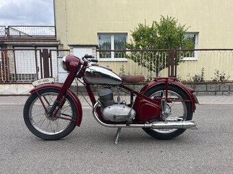 Jawa 350/18 Pérák, r.v. 1953 s TP (shodná čísla)