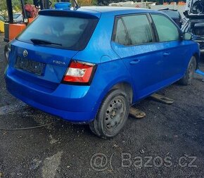 nd ze škoda fabia 3, 999TSI 70kW, modrá,bílá,červená