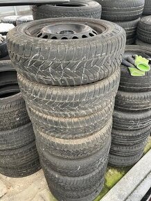 Plech disky 4x114,3 včetně zimních pneu 175/65R14