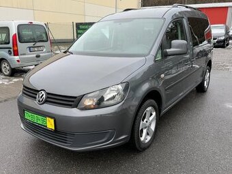 ► VW CADDY MAXI 2,0 TDI - 103 KW, 7 MÍST, PARK. SENZORY ◄