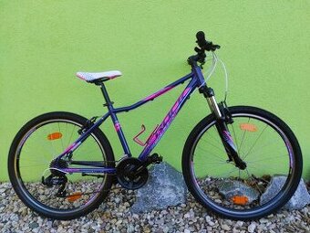 Značkové kolo Rock Machine 26"/16" (fialová) - 1