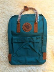 Batohy Fjällräven Kanken oceangreen s hnědými prvky - 1