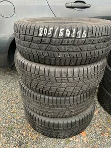 205/60R16 96H Continental - zimni pneu, sada - 1