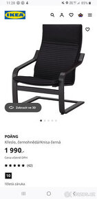 Nové křeslo POANG z Ikea/vhodné i jako dárek