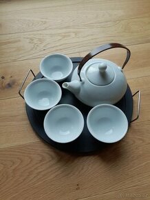 Keramický čajový set, čajová konvička