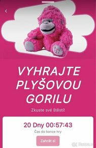 Plyšová gorila t-mobile - KOUPÍM