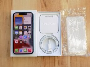 APPLE iPhone 13 mini 128GB Blue-ZÁRUKA - TOP STAV-100%BAT - 1