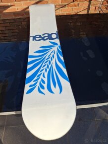 Prodám snowboard HEAD bez vázání, délka 142 cm - 1