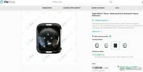 Apple Watch 7 45mm - Bateriový Kryt se Snímačem Tepové Frekv - 1