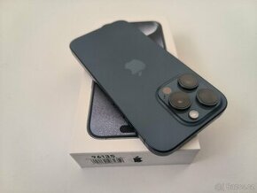 apple iphone 15 PRO 256gb Blue Titanium / Batéria 100%