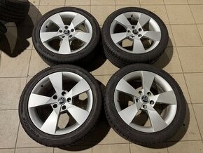 Alu kola Škoda DENOM R17 5x112 ET49 + LETNÍ PNEU 225/45 R17