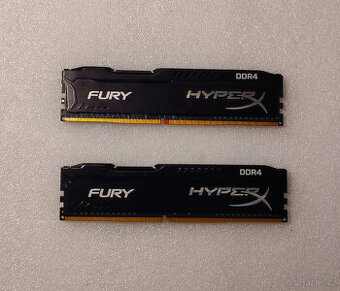 Patriot DDR4 8GB (2x4GB) 2666MHz, Kingston HyperX Fury Black