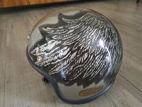Retro otevřená helma AGV, velikost M
