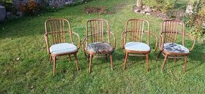 Thonet křesla židle rok 1970 super pohodlná