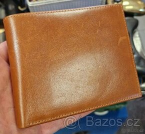 pánská kožená peněženka Sage Brown Fine Leather