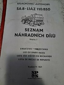 Katalog náhradních dílů na Liaz Sa8 LIAZ 110 . 850