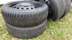 175/60 R15 M+S ZIMNÍ PNEU/kola 4x100mm, JAKO NOVÉ - 4KUSY