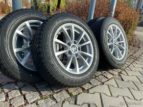 Prodám ALU BMW včetně zimních pneu - 1