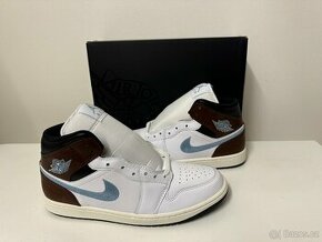 Nike Air Jordan 1 Mid SE Brown Blue Grey vel.44,5/28,5cm