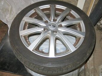 Alu kola R17 5x114 Honda Civic + letní pneu - 1