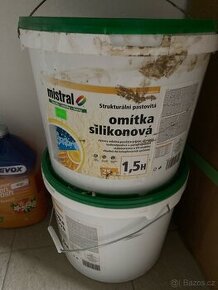 Fasadni omítka pastovitá silikonová barva hnědá HN2B