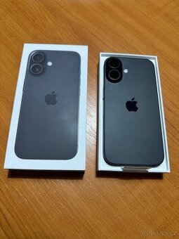 iPhone 16, 256GB, černý