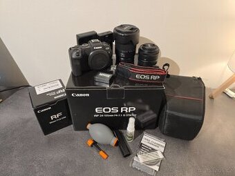 Canon EOS RP + 2 objektivy – skvělý stav