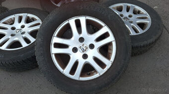 90% orig. letní ALU kola 15" 4x108 Peugeot 307