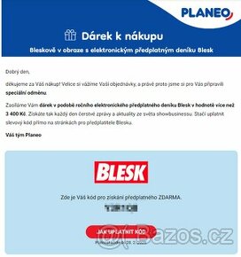 Časopis BLESK - elektronické roční předplatné