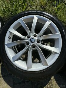 Originální ALU kola Škoda Modus 18" s pneu pro Superb III