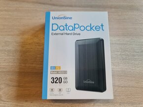 320Gb 2.5 externí disk USB 3 černý /balíkovna za 39kč