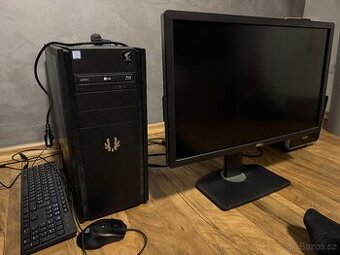 Herni PC Intel i7, monitor 27” Dell, zvuk Focal