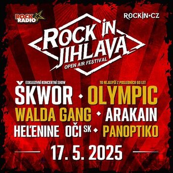 Rock in Jihlava - vstupenka 1 ks