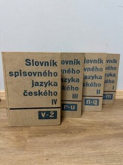 Slovník spisovného jazyka českého I.-IV. 1971 - 1