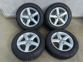 195/65R15 zimní pneu alu kola VW GOLF VII 6x15 5x112 ET43 - 1