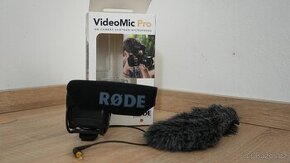 Rode Video mic PRO + větrná kočka