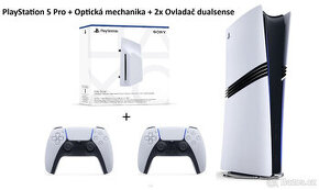 PS5 Pro s Mechanikou + 2x Ovladač - Záruka 21 Měsíců Alza.cz