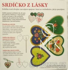 Srdíčko z lásky - vystřihovánka (Marie Fischerová-Kvěchová) - 1