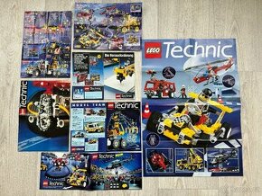 Lego Technic katalogy a plakát od roku 1990