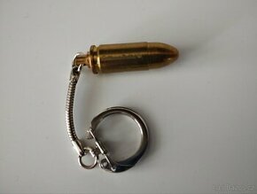 Přívěsek na klíče nábojnice 9mm Luger