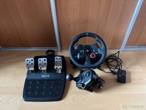 Logitech G29 + řadící páka