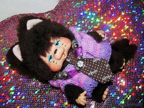 PELZI  Retro mončičák Nyamy monchhichi Washino Japan.