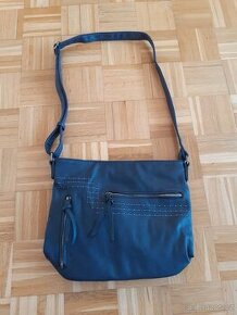 Dámská modrá praktická kabelka crossbody