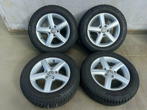 195/65R15 zimní pneu alu kola VW GOLF VII 6x15 5x112 ET43 - 1