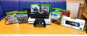 XBOX ONE S 500GB + KINECT , HRY A NACON herní ovladač Mobil