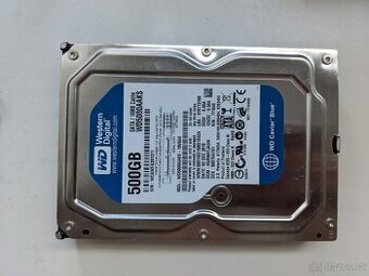 WD BLUE 500GB, SATAII, 7200rpm, WD5000AAKS TOP STAV