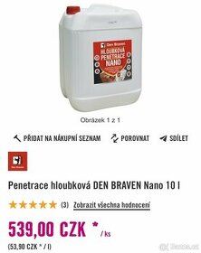 Hloubkova penetrace Den Braven 10l