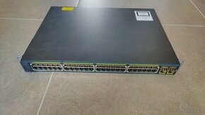 Switch Cisco WS-C2960-48PST-L 50 Gig ethernet portů + 2SFP