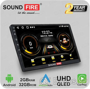 2DIN Android 9” QLED autoradio 2GB/32GB